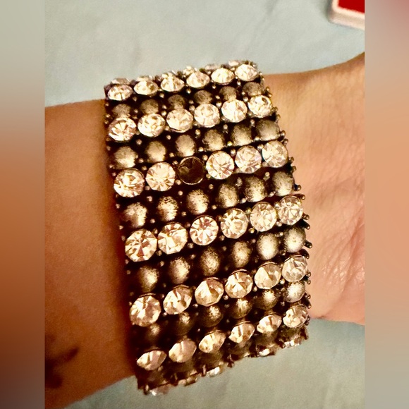 Vintage Rhinestone Braclet - Picture 6 of 8